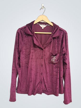 Juicy Couture Velours-Pyjama-Oberteil