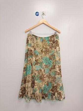R.Q.T. Floral Print Midirock