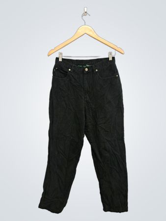 Lauren Ralph Lauren Damen schwarze Jeans aus Denim