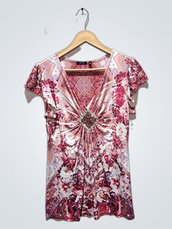 Apt. 9 Women's Kurzarm-V-Ausschnitt-Bluse