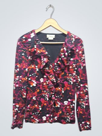 Chaus Bluse mit Blumenmuster und langen Ärmeln