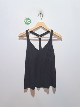 Schwarzes Tanktop