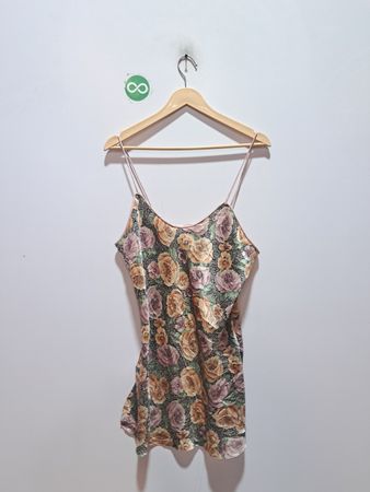 Slipkleid mit Blumenmuster