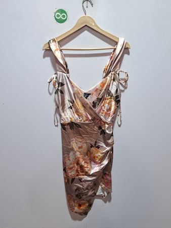 Windsor Florales gerafftes Minikleid