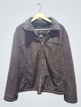 George Faux Suede Fleece Lined Jacket