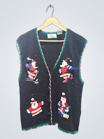 Arlando Black Weihnachtsmann-Weste