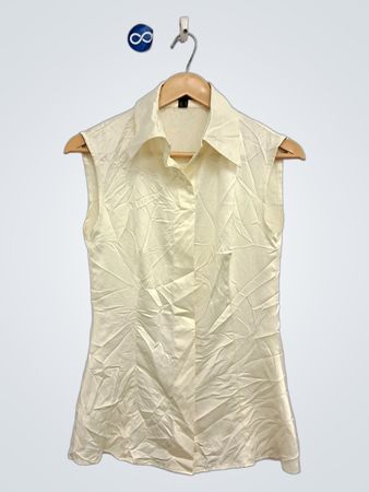 Banana Republic Sleeveless Button-Up Shirt