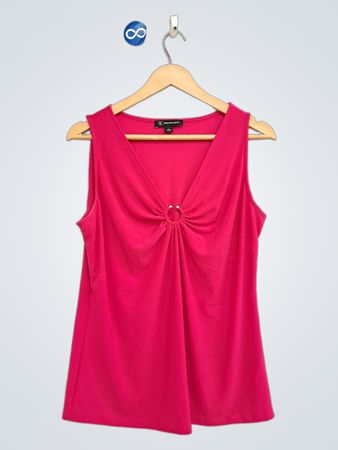 INC International Concepts Pink ärmelloses Top mit Ringdetail