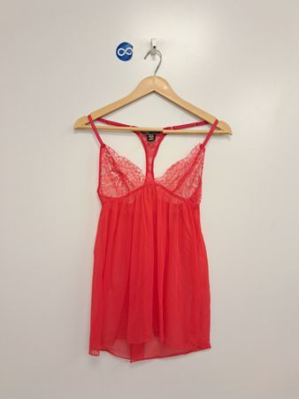 Victoria's Secret Babydoll em renda vermelha