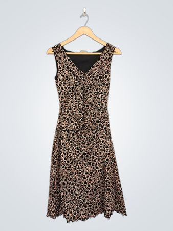 Max Studio ärmelloses bedrucktes Kleid