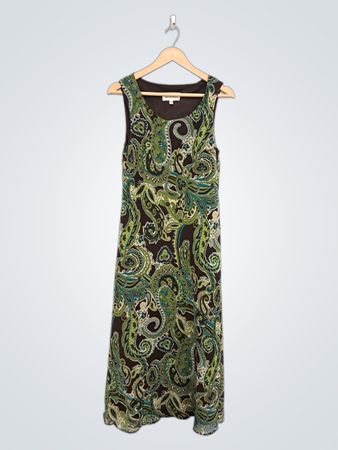 STUDIO I ärmelloses Kleid mit Paisley-Muster
