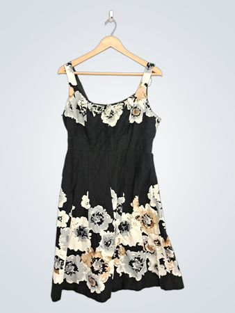 Dressbarn Kleid mit Blumenmuster im Fit-and-Flare-Stil