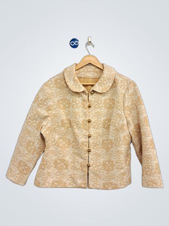 Damen-Brokatjacke