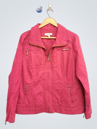 christopher & banks pinker Reißverschluss-Pullover