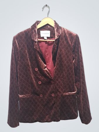CAROLINA BELLE MONTREAL Samt-Blazer