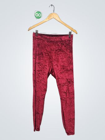 Athleta Red Velvet Leggings