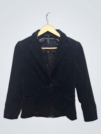 Theory Black Velvet Blazer