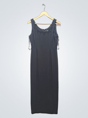 RIMINI by show Petites Schwarzes Kleid Größe 4 100% Polyester