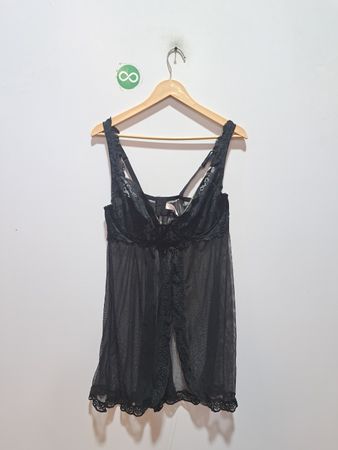 Cacique Black Lace Babydoll
