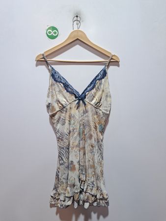 Damen-Camisole mit Spitzenbesatz