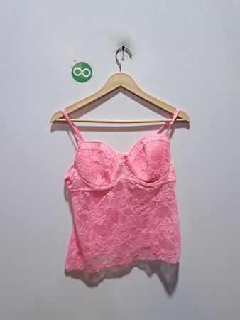 Pinkes Spitzenkaminett