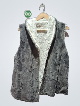Faux-Fell-gefütterte Weste