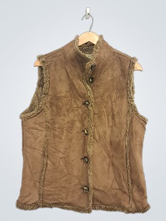 L.L.Bean Suede Sherpa Weste