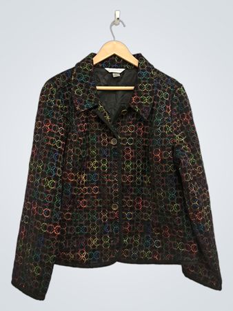 christopher & banks mehrfarbige gemusterte Jacke