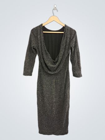 Funkelndes Langarmkleid