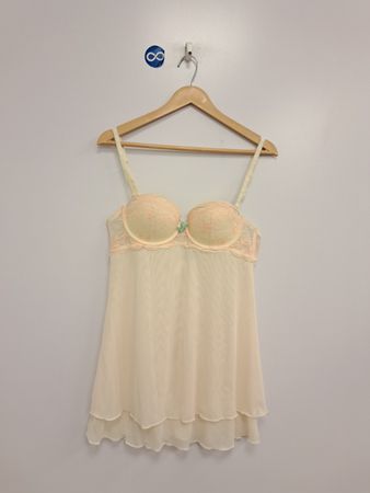 Sophie B. Ivory Spitzen-Babydoll M/M