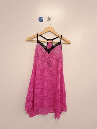 Apt. 9 Pink Spitzen-Babydoll-Nachthemd