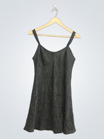 MORGAN TAYLOR INTIMATES schwarzes Slipkleid