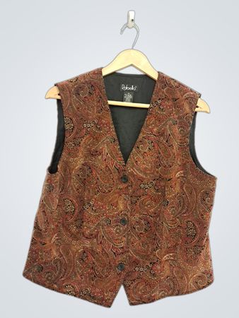 Rafaella Paisley-Print-Weste