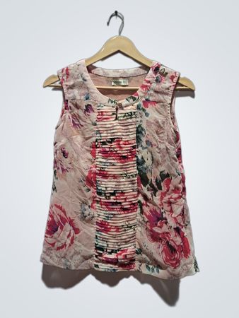 ZINGRIN Floral Ärmelloses Top