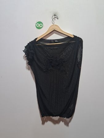 PARASUCO Cult Schwarzes Netz-Top