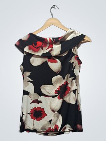 Melanie Lyne Blumenmuster Ärmelloses Top