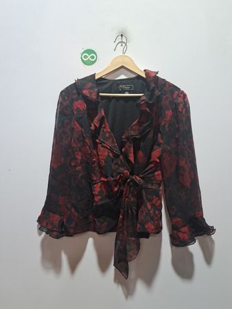 Collection dressbarn Floral Wickelbluse