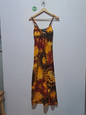 Jamie Nicole Collection Damen Maxikleid im Batik-Look