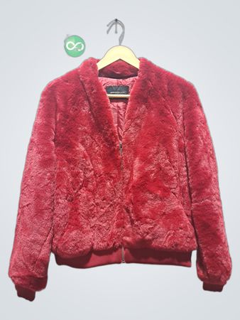 Banana Republic Faux Fur Bomber Jacket