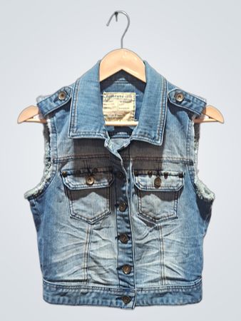 Puppenhaus Denim-Weste