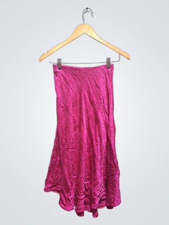 DO+BE Pink Jacquard Midirock