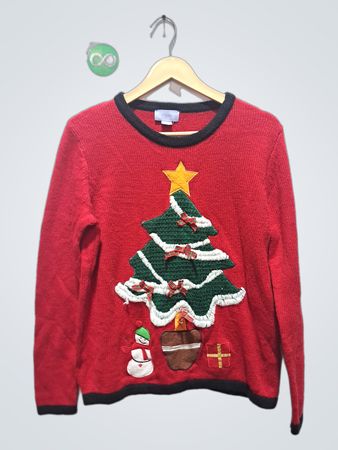 Laura Scott Weihnachtsbaum-Pullover