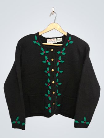 Tally-Ho Black Holly Cardigan