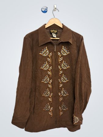 Bob Mackie Wearable Art bestickte Jacke