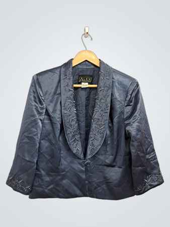 ALEX ALEXANDER Perlenbesetzter Blazer