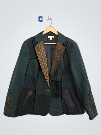 Coldwater Creek Patchwork-Blazer