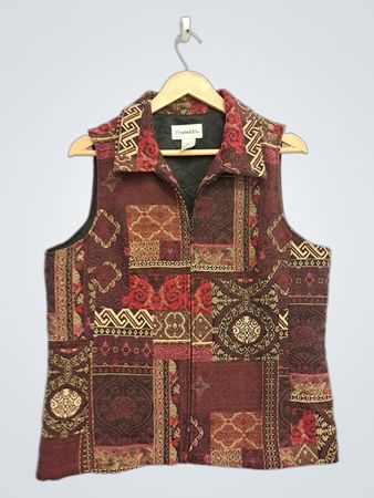 Chadwick's Damen ärmellose Patchwork-Weste
