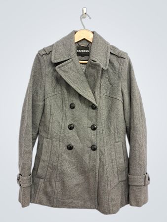 Express Doppelreihiger Pea-Coat