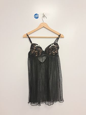 Ambrielle Black Lace Babydoll