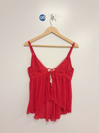 Love Intimate Spitzen-Babydoll mit Zierband